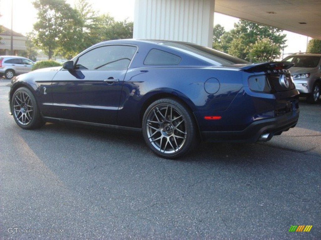 2011 Mustang Shelby GT500 SVT Performance Package Coupe - Kona Blue Metallic / Charcoal Black/Black photo #5