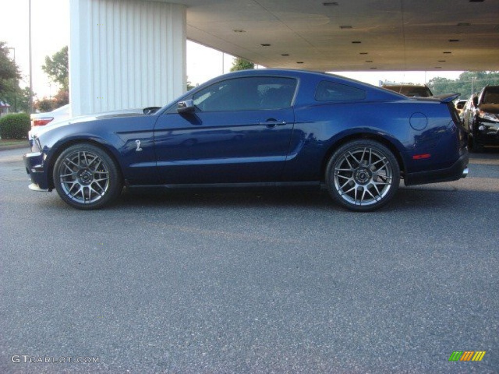 2011 Mustang Shelby GT500 SVT Performance Package Coupe - Kona Blue Metallic / Charcoal Black/Black photo #6