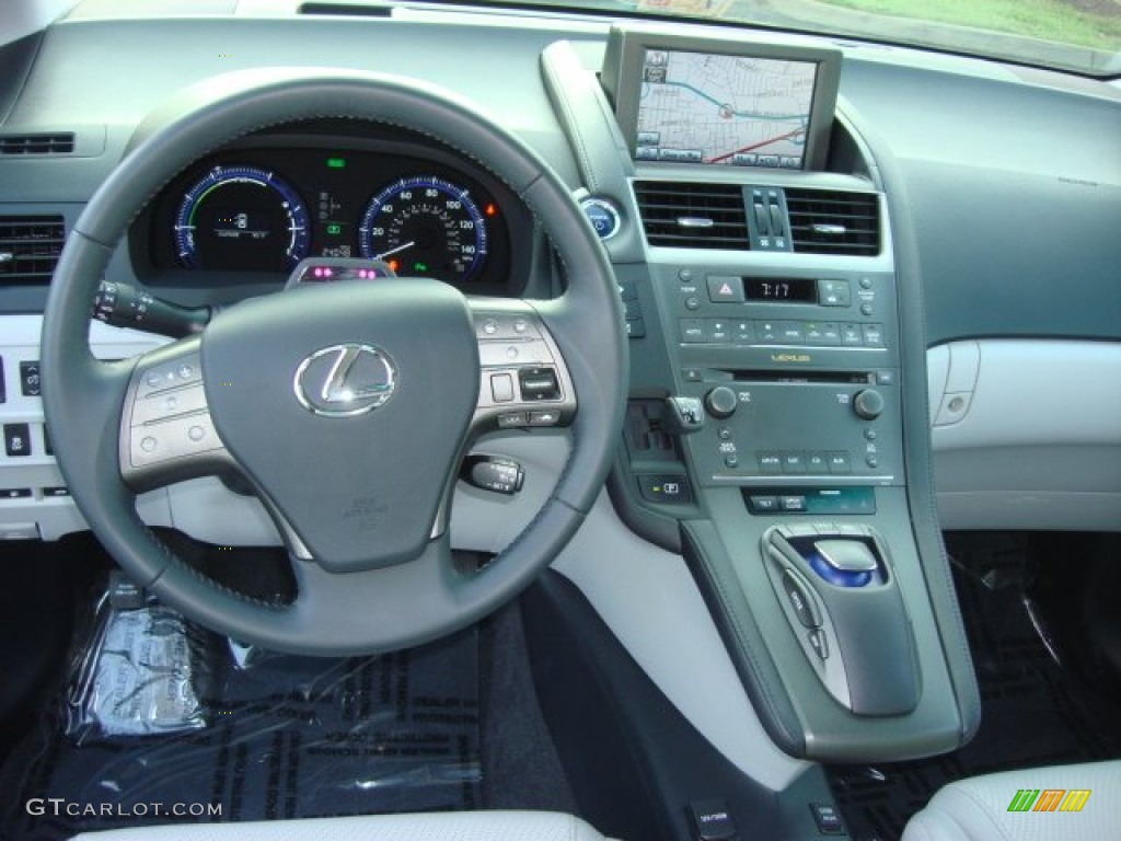 2010 Lexus HS 250h Hybrid Premium Gray Dashboard Photo #68600891