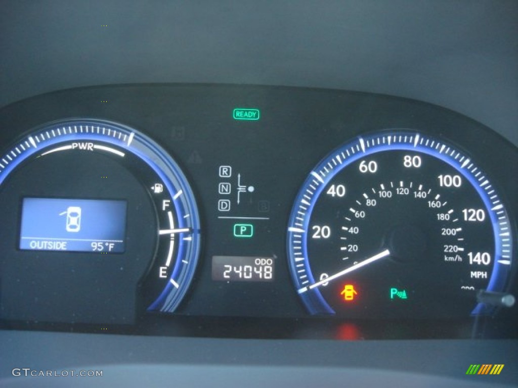 2010 Lexus HS 250h Hybrid Premium Gauges Photo #68600906