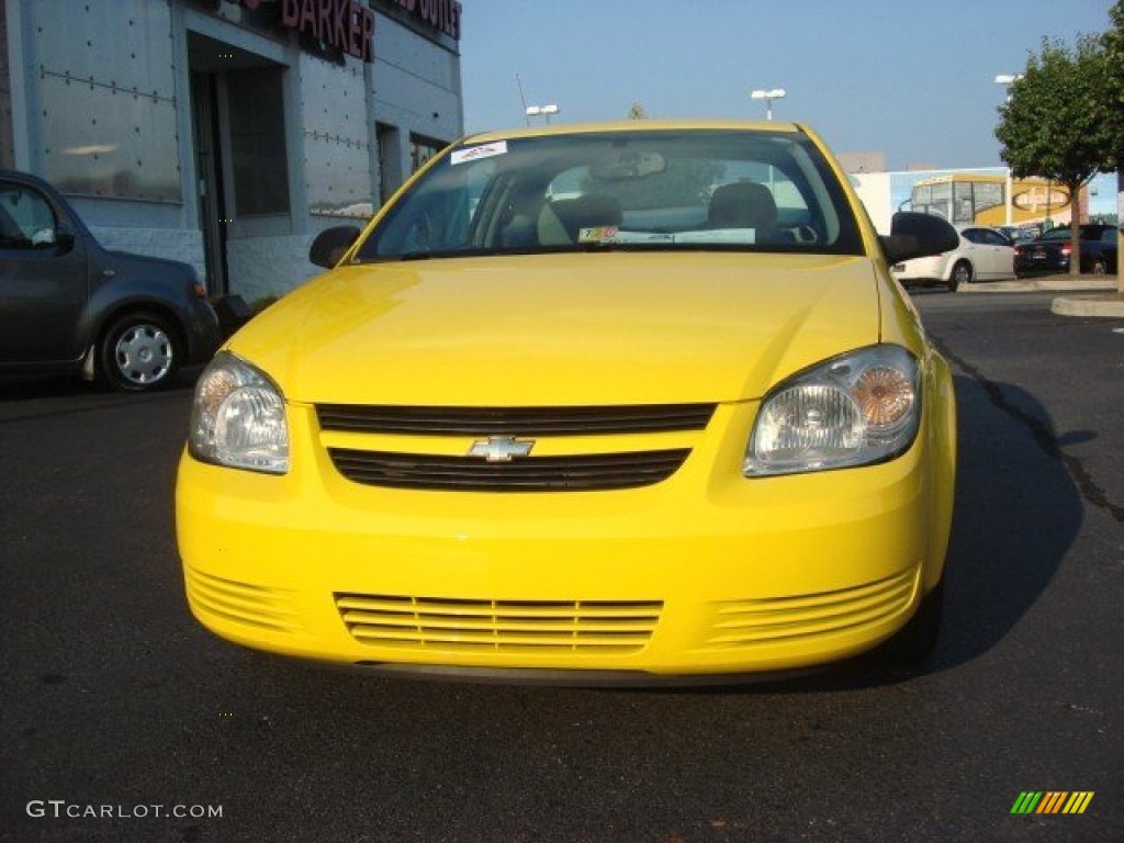 Rally Yellow 2009 Chevrolet Cobalt LS XFE Coupe Exterior Photo #68601170