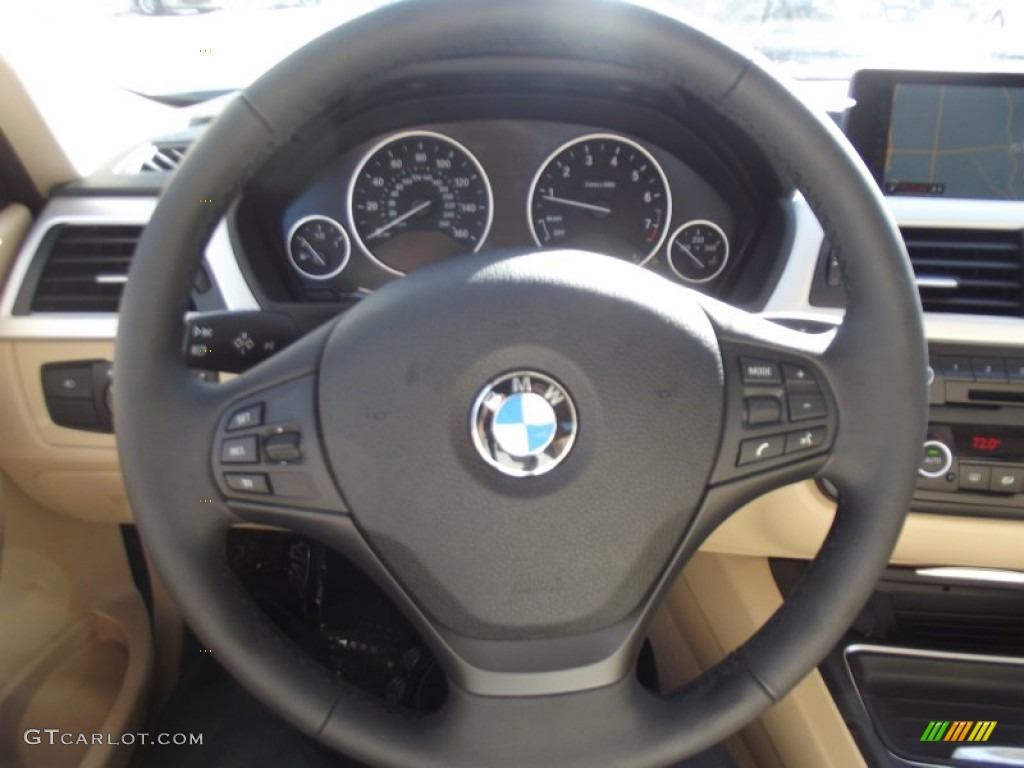 2012 3 Series 328i Sedan - Alpine White / Beige photo #10