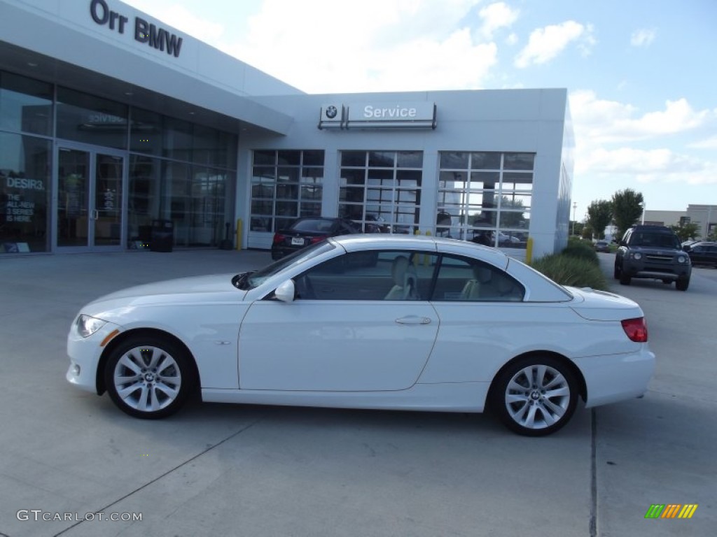 2012 3 Series 328i Convertible - Alpine White / Cream Beige photo #5