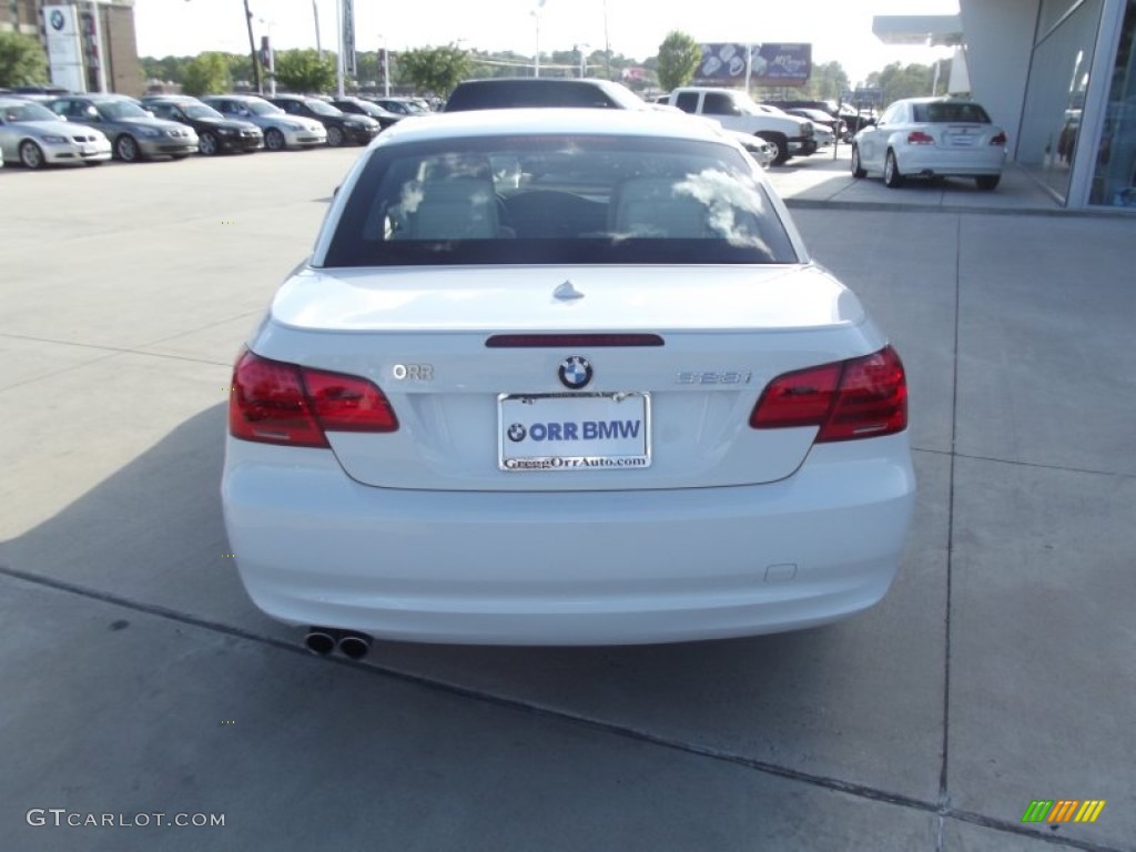 2012 3 Series 328i Convertible - Alpine White / Cream Beige photo #8