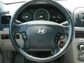 Gray 2006 Hyundai Sonata LX V6 Steering Wheel