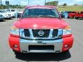 2010 Red Alert Nissan Titan LE Crew Cab  photo #8