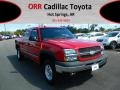 2004 Victory Red Chevrolet Silverado 1500 Z71 Extended Cab 4x4  photo #1