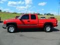 2004 Victory Red Chevrolet Silverado 1500 Z71 Extended Cab 4x4  photo #6