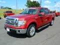 2010 Red Candy Metallic Ford F150 Lariat SuperCrew  photo #7