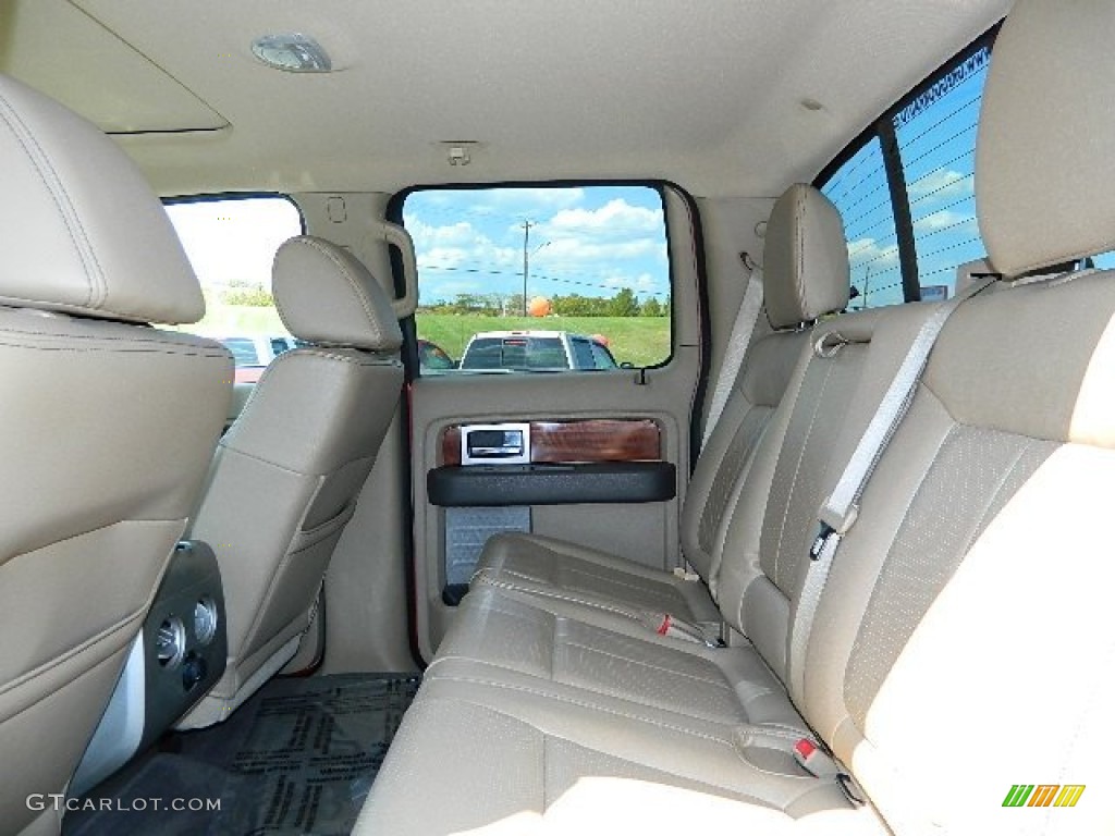 2010 F150 Lariat SuperCrew - Red Candy Metallic / Tan photo #12