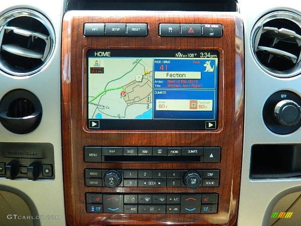 2010 F150 Lariat SuperCrew - Red Candy Metallic / Tan photo #15