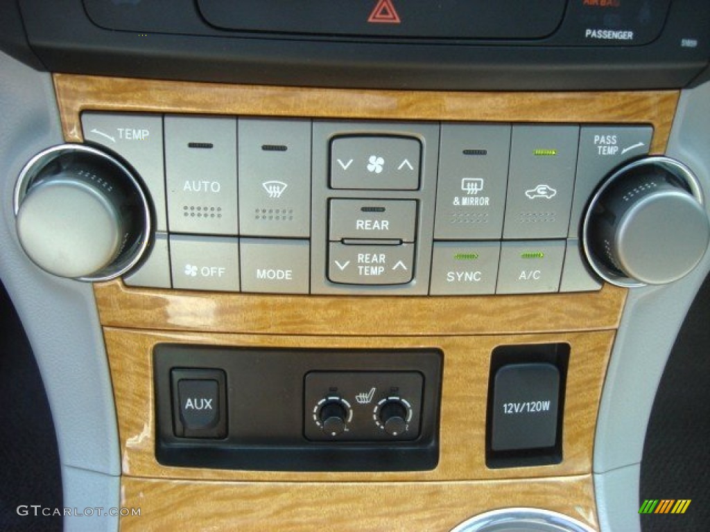 2008 Highlander Hybrid Limited 4WD - Black / Ash Gray photo #19