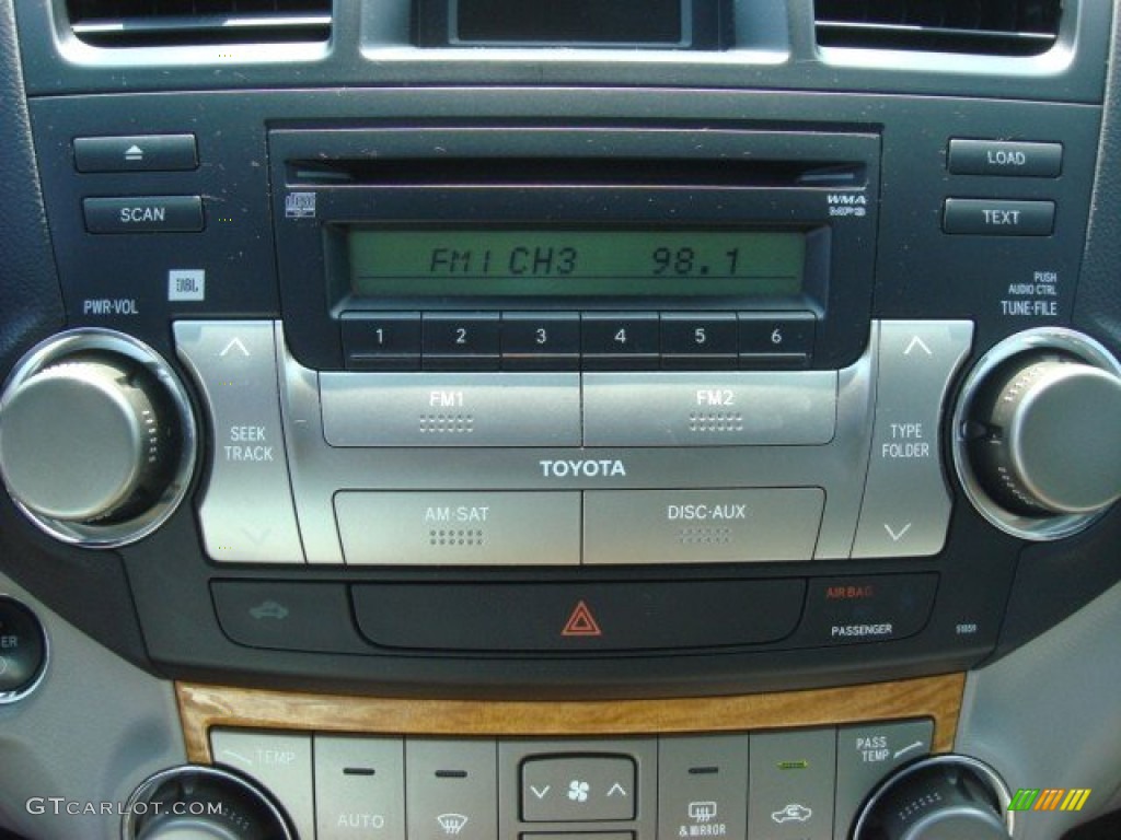 2008 Highlander Hybrid Limited 4WD - Black / Ash Gray photo #20