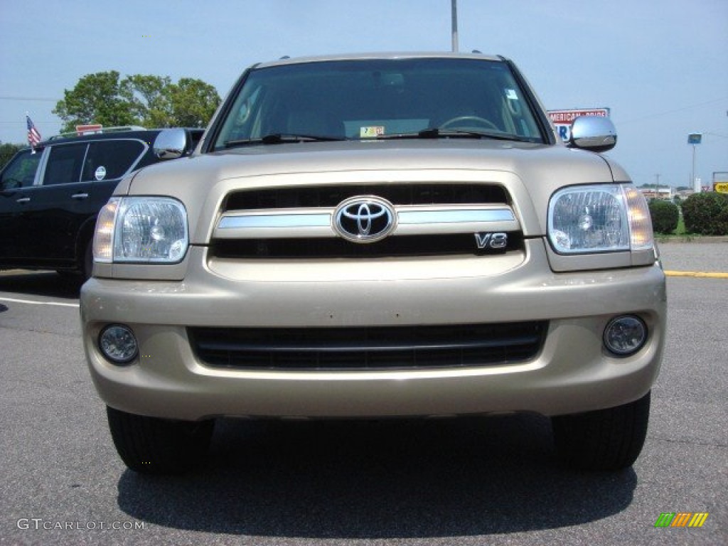 2007 Sequoia Limited 4WD - Desert Sand Mica / Taupe photo #8