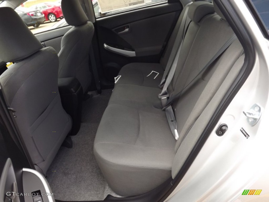 Dark Gray Interior 2012 Toyota Prius 3rd Gen Two Hybrid Photo #68604512
