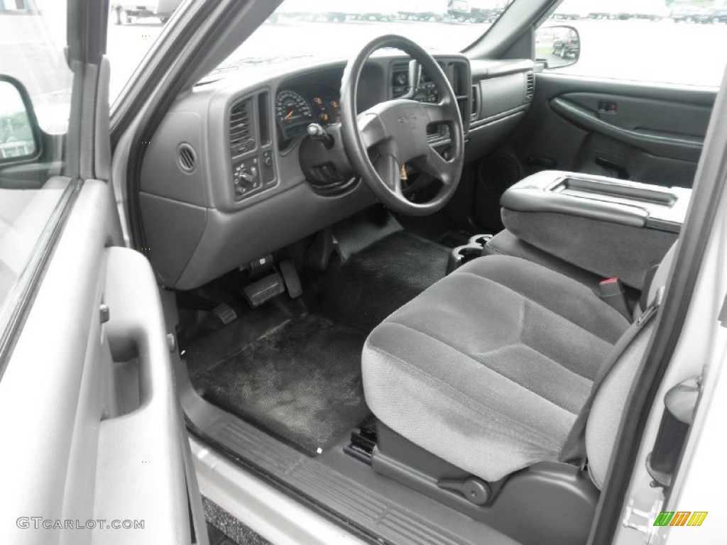 Dark Pewter Interior 2007 GMC Sierra 1500 Classic SLE Extended Cab Photo #68604609