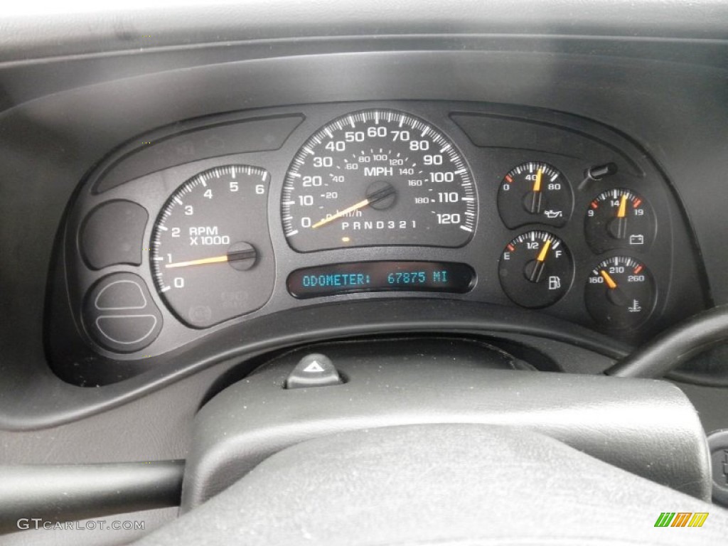 2007 GMC Sierra 1500 Classic SLE Extended Cab Gauges Photo #68604638