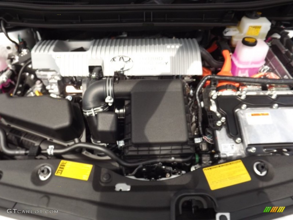 2012 Toyota Prius 3rd Gen Four Hybrid 1.8 Liter DOHC 16-Valve VVT-i 4 Cylinder Gasoline/Electric Hybrid Engine Photo #68604689