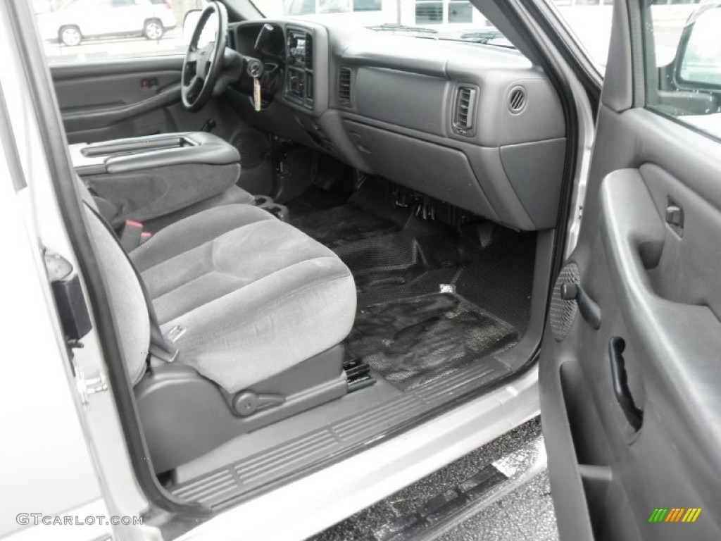 Dark Pewter Interior 2007 GMC Sierra 1500 Classic SLE Extended Cab Photo #68604701