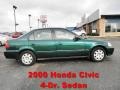 2000 Clover Green Pearl Honda Civic VP Sedan  photo #1