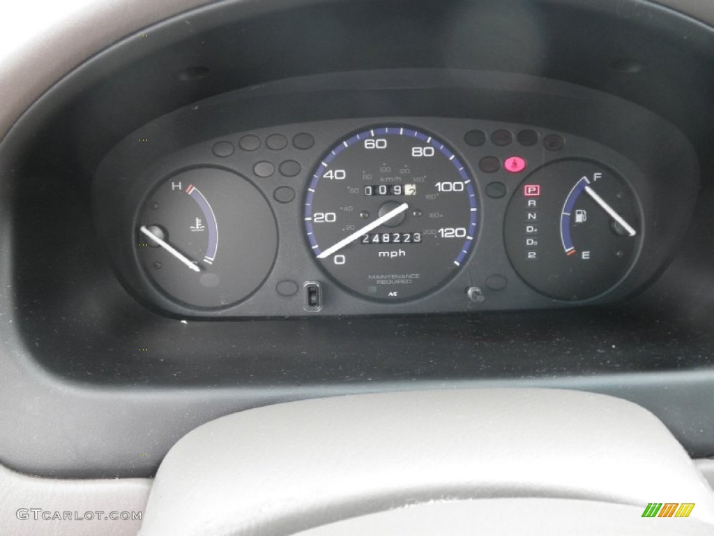 2000 Honda Civic VP Sedan Gauges Photo #68604800