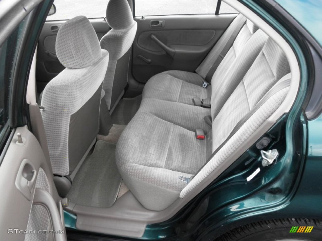 2000 Honda Civic VP Sedan Rear Seat Photo #68604818