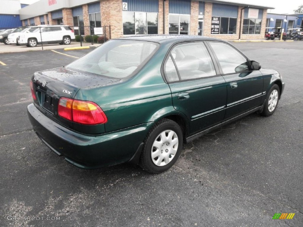 Clover Green Pearl 2000 Honda Civic VP Sedan Exterior Photo #68604872