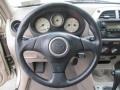2002 Toyota RAV4 Taupe Interior Steering Wheel Photo