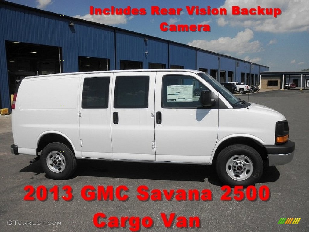 Summit White GMC Savana Van
