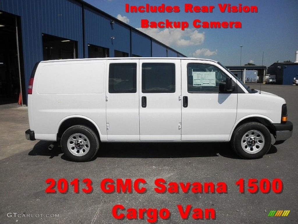 2013 Savana Van 1500 Cargo - Summit White / Medium Pewter photo #1