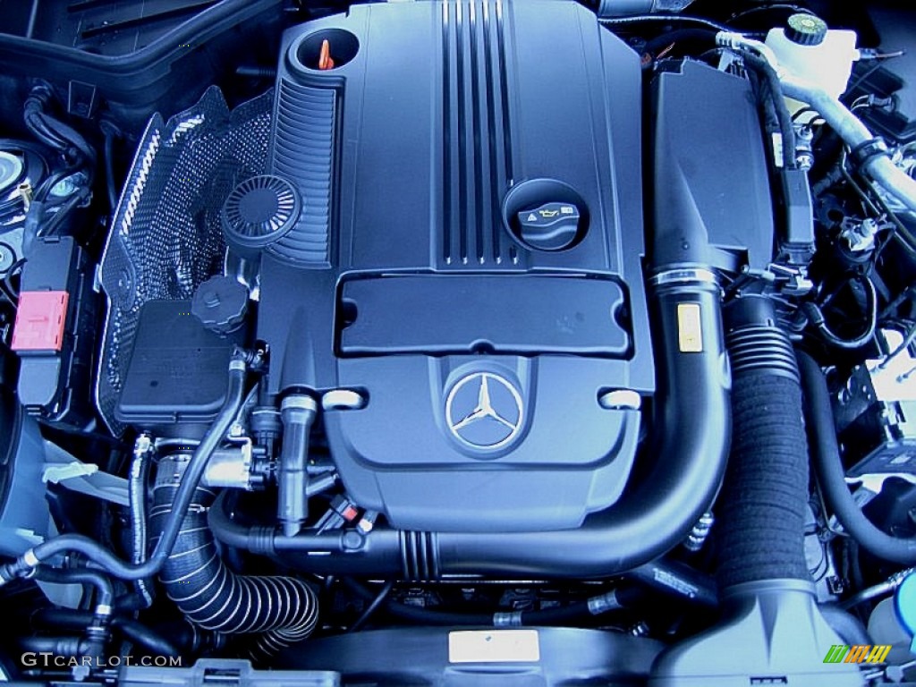 2013 Mercedes-Benz SLK 250 Roadster 1.8 Liter GDI Turbocharged DOHC 16-Valve VVT 4 Cylinder Engine Photo #68605886