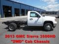 Summit White - Sierra 3500HD Regular Cab Chassis Photo No. 1