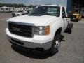 2013 Summit White GMC Sierra 3500HD Regular Cab Chassis  photo #3