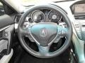 2009 Acura TL Taupe Interior Steering Wheel Photo