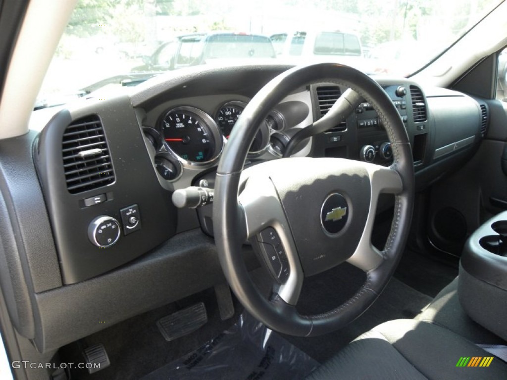 2012 Silverado 1500 LT Extended Cab - Summit White / Ebony photo #3