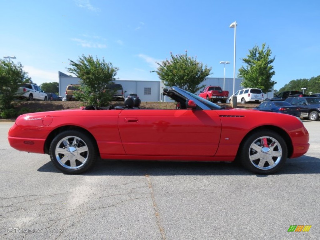 Torch Red 2003 Ford Thunderbird Premium Roadster Exterior Photo #68607938