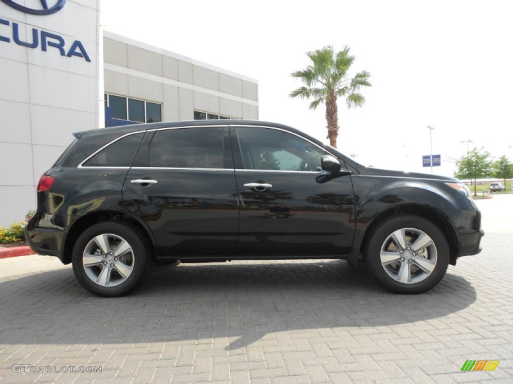 2012 MDX SH-AWD - Crystal Black Pearl / Ebony photo #8