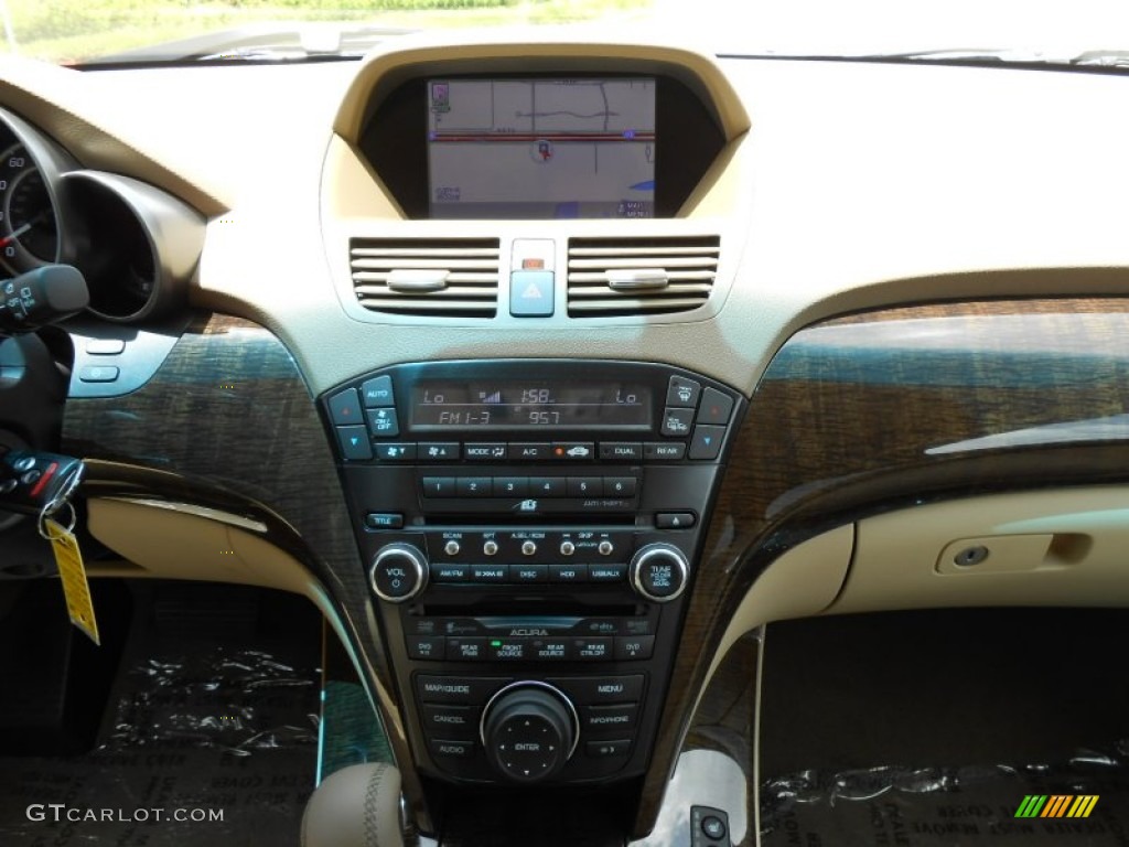 2012 Acura MDX SH-AWD Advance Parchment Dashboard Photo #68608241