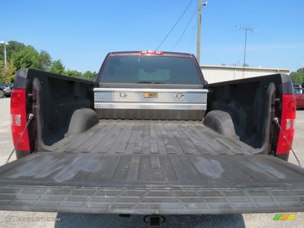 2008 Silverado 1500 Work Truck Regular Cab - Dark Cherry Metallic / Dark Titanium photo #12