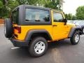 2012 Dozer Yellow Jeep Wrangler Sport 4x4  photo #3