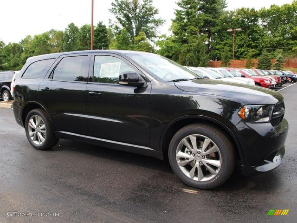 Brilliant Black Crystal Pearl 2012 Dodge Durango R/T AWD Exterior Photo #68608862