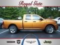 2012 Tequila Sunrise Pearl Dodge Ram 1500 Express Quad Cab 4x4  photo #1