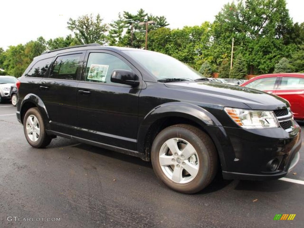 2012 Journey SXT - Brilliant Black Crystal Pearl / Black photo #2