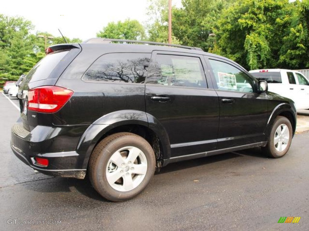 2012 Journey SXT - Brilliant Black Crystal Pearl / Black photo #3