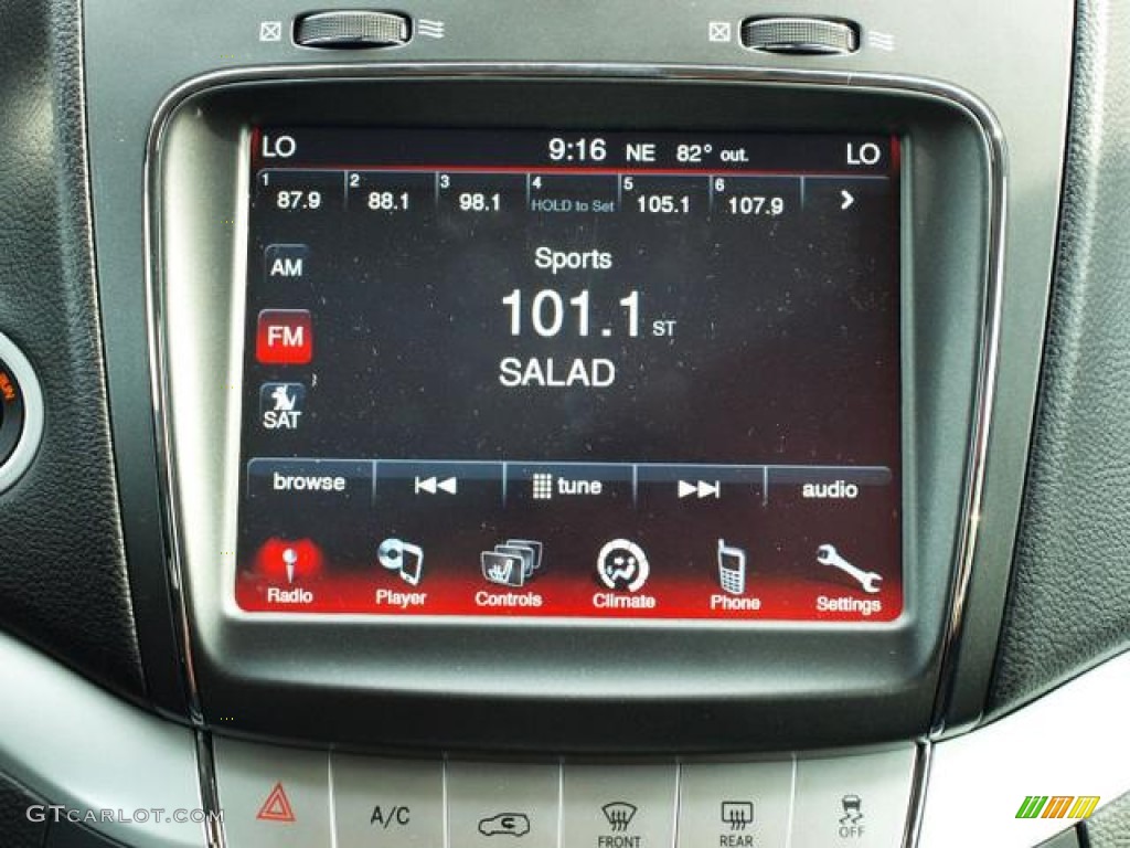 2012 Journey SXT - Brilliant Black Crystal Pearl / Black photo #6