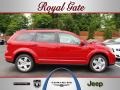 2012 Brilliant Red Tri-Coat Pearl Dodge Journey SXT  photo #1