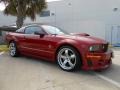 Dark Candy Apple Red 2009 Ford Mustang V6 Premium Coupe