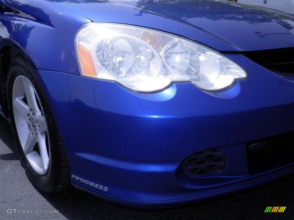 2002 RSX Type S Sports Coupe - Arctic Blue Pearl / Ebony Black photo #2