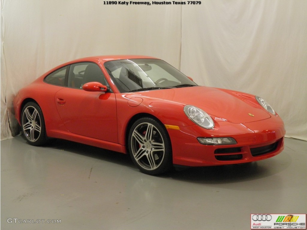 2008 911 Carrera S Coupe - Guards Red / Black photo #3