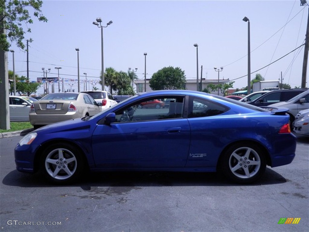 2002 RSX Type S Sports Coupe - Arctic Blue Pearl / Ebony Black photo #8